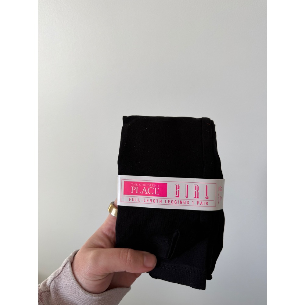 The Children's Place Little Girls Full-Length Leggings – Black – Size 7/8 – NWT